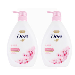 Dove 多芬 滋养美肤沐浴乳 樱花甜香 720ml*2