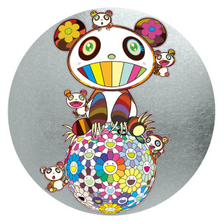ARTMORN 墨斗鱼艺术 村上隆系列 Panda,panda Cubs,and Flowerball 版画复制品