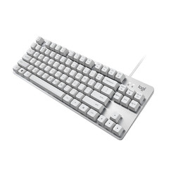 logitech 罗技 K835 84键 有线机械键盘 白色 ttc红轴 无光