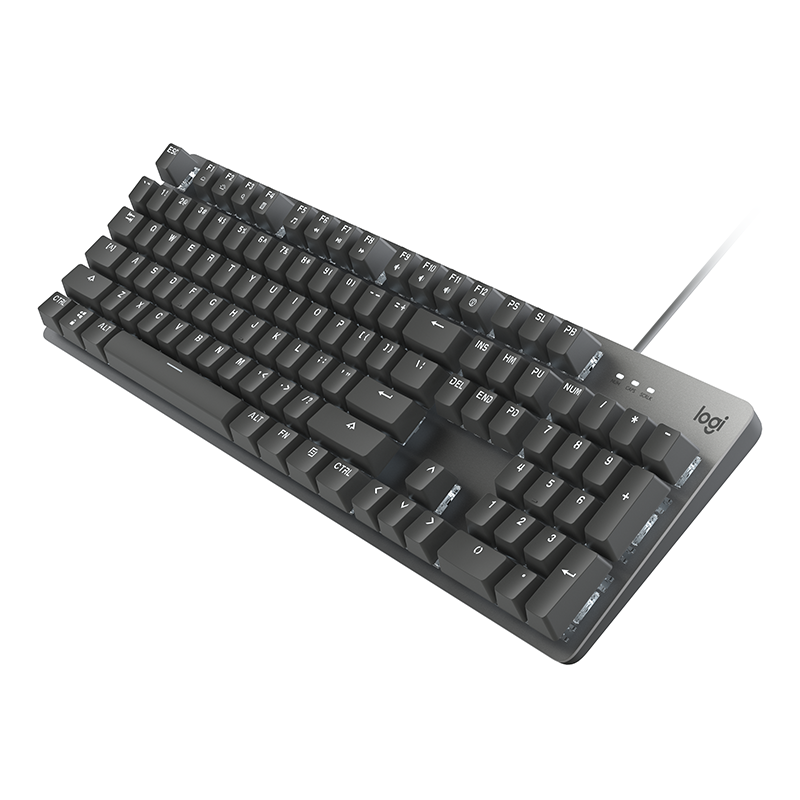 logitech罗技k845键盘国产茶轴g304无线鼠标键鼠套装黑色