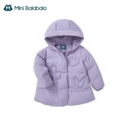 Mini Balabala 迷你巴拉巴拉 女童保暖连帽羽绒服 *3件