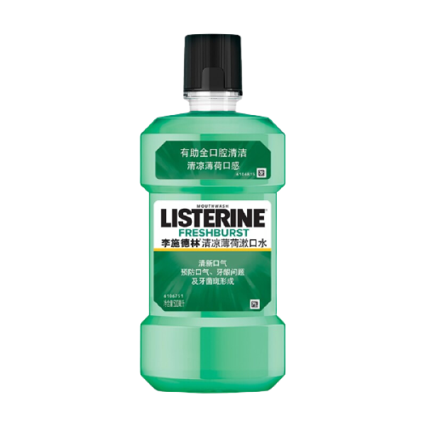 listerine 李施德林 基础护理系列清凉薄荷漱口水 500ml