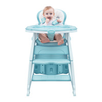 Aing 爱音 C011 多功能儿童餐椅 薄荷蓝
