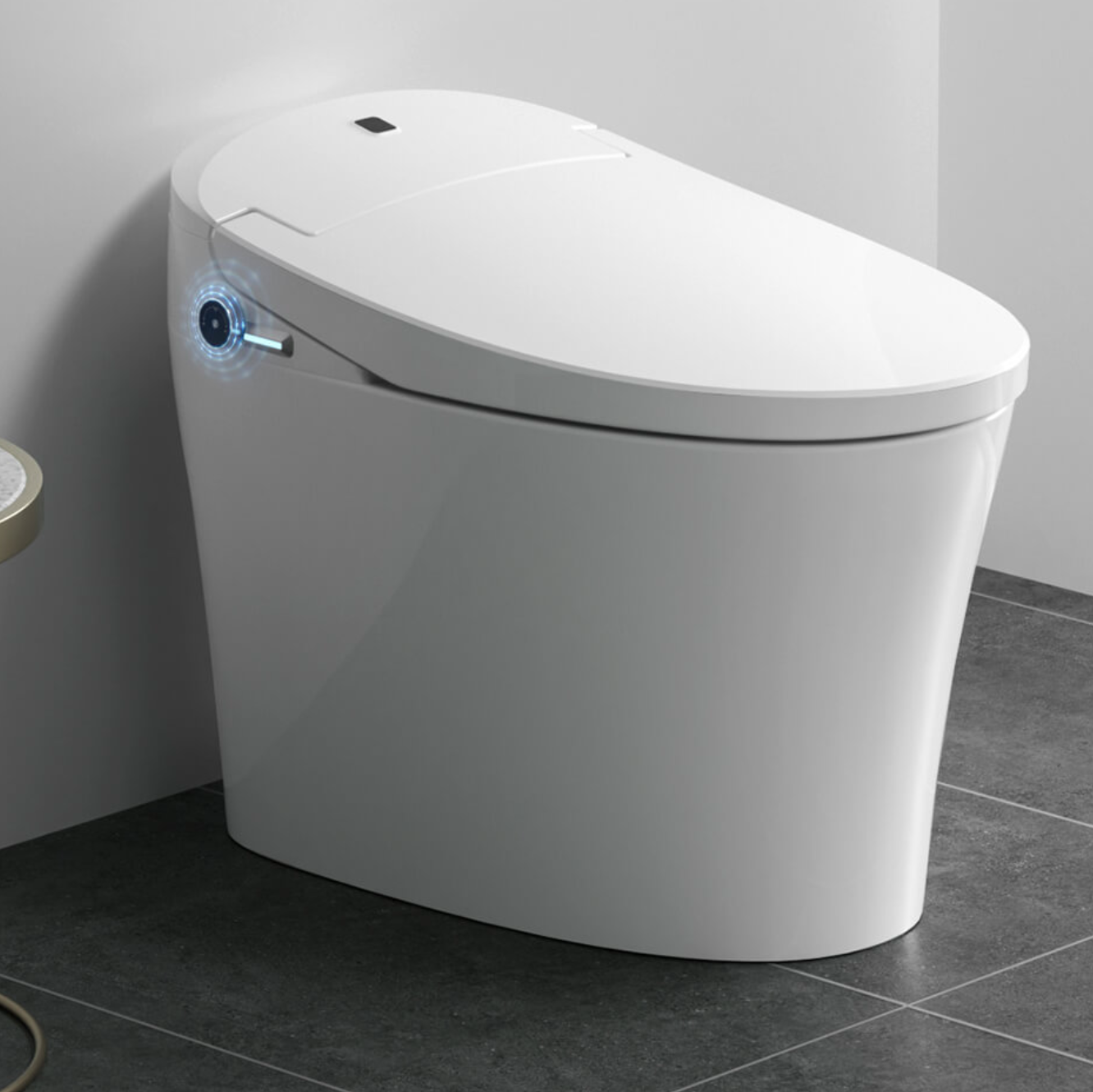 九牧智能马桶一体式九牧马桶即热式全自动多功能智能座便器s300