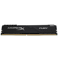 Kingston 金士顿 Fury系列 DDR4 2400MHz 台式机内存 马甲条 黑色