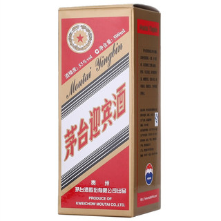 MOUTAI 茅台 茅台迎宾酒 53%vol 酱香型白酒 500ml*6瓶 整箱装