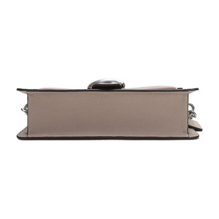 COACH 蔻驰 Tabby系列 女士抛光鹅卵石纹手提单肩包 73995 LHTAU 咖色 中号
