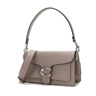 COACH 蔻驰 Tabby系列 女士抛光鹅卵石纹手提单肩包 73995 LHTAU 咖色 中号