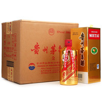 MOUTAI 茅台 飞天茅台 金色 53%vol 酱香型白酒 500ml*6瓶 整箱装