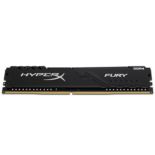 Kingston 金士顿 Fury系列 DDR4 2400MHz 台式机内存 马甲条 黑色 16GB HX424C15FB/16