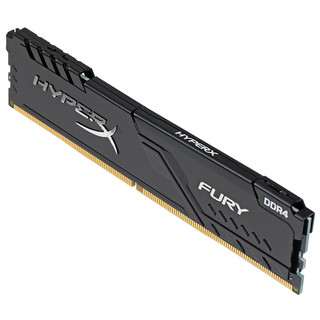 Kingston 金士顿 Fury系列 DDR4 2400MHz 台式机内存 马甲条 黑色 16GB HX424C15FB/16