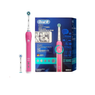 Oral-B 欧乐-B P3000 充电式电动牙刷 粉色