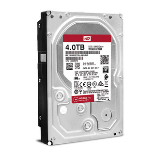 Western Digital 西部数据 红盘Pro系列 3.5英寸企业级硬盘 4TB 256MB(7200rpm、PMR)WD4003FFBX