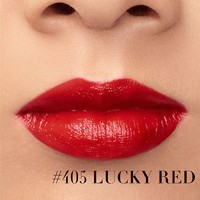 阿玛尼 奢华订制丝绒唇膏 #405 阿玛尼口红(亮面小红帽姐妹系列)4g 红色/显色