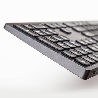 MiMouse 咪鼠科技 KB1 110键 2.4G双模无线薄膜键盘 灰色 无光