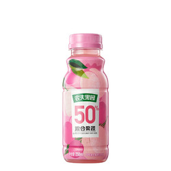 NONGFU SPRING 农夫山泉 农夫果园50%混合果蔬汁混合桃 果汁饮料 250ml*12瓶 量贩装