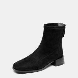 kisscat接吻猫ka1078610b0m女士低跟弹力靴