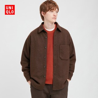 UNIQLO 优衣库 428994 中性款衬衫式茄克外套