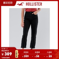 Hollister2020年秋季新品曲线款加高高腰妈咪牛仔裤 女 307401-1