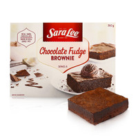 莎莉Sara Lee蛋糕巧克力布朗尼 350g 买一送一叠加5折活动加上200-30券 *3件