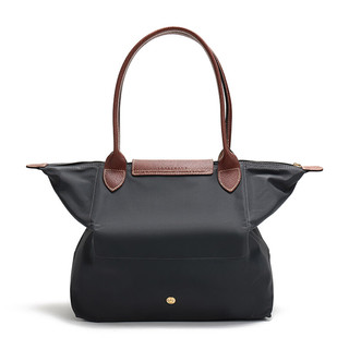 LONGCHAMP 珑骧 Le Pliage系列 ORIGINAL 女士单肩包 L2605089300 金属灰 中号