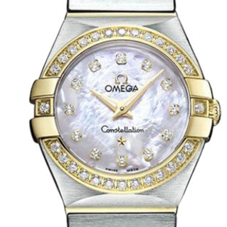 OMEGA 欧米茄 Constellation星座系列 24mm不锈钢石英腕表 123.25.24.60.55.003