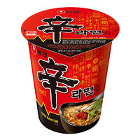 NONGSHIM 农心 经典辛拉面香菇牛肉杯面泡面方便面速食65g*6杯