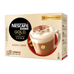 Nestlé 雀巢 金牌馆藏 卡布奇诺 速溶咖啡 19gX12条