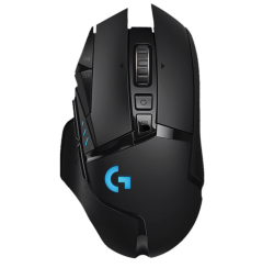 logitech 罗技 G502 LIGHTSPEED 2.4G蓝牙 无线鼠标 25600DPI RGB 黑色