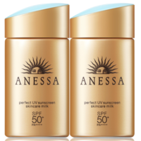 黑卡会员：ANESSA 安热沙 小金瓶防晒露 SPF50+/PA++++  60ml*2