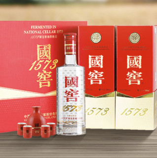 国窖1573 52%vol 浓香型白酒 500ml*2瓶 礼盒装