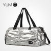 美国YUMC 健身包女休闲运动包干湿分离游泳包女训练瑜伽包轻便手提包女行李 钻银色 大