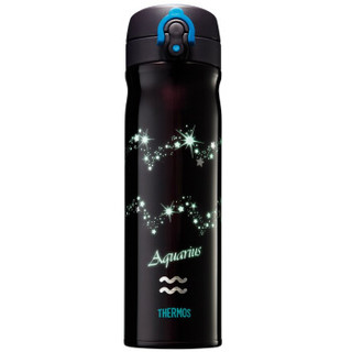 THERMOS 膳魔师 十二星座夜光系列 TCMB-550-AQU 保温杯 550ml 水瓶座