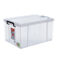 Citylong 禧天龙 大力士系列 X-6370 透明塑料收纳箱 59.5*41.5*31cm