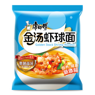 康师傅 金汤虾球面 海鲜味 袋装