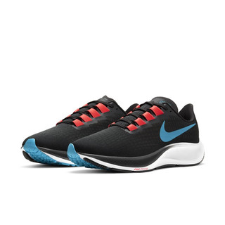 NIKE 耐克 Air Zoom Pegasus 37 男子跑鞋 BQ9646-011 黑/白/蓝 42