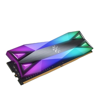 ADATA 威刚 XPG系列 龙耀 D60G DDR4 3600MHz RGB 台式机内存 灯条 黑色 32GB 16GBx2