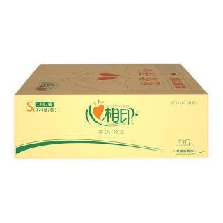 心相印 茶语丝享系列 抽纸 3层150抽24包(132mm*190mm)