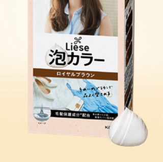 Kao 花王 liese prettia系列 泡沫染发剂 #皇家高贵棕 1盒