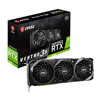 MSI 微星 GeForce RTX 3090 VENTUS 3X 万图师 显卡 24GB