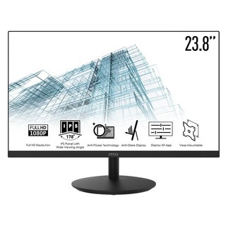 MSI 微星  PRO MP242 24英寸 IPS 显示器（1920×1080、75Hz、95.5%sRGB）