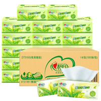 心相印 茶语经典系列 抽纸 3层*100抽*18包(210*152mm)