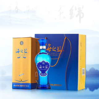 YANGHE 洋河 海之蓝 蓝色经典 旗舰版 52%vol 浓香型白酒 520ml*6瓶 整箱装