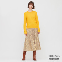 UNIQLO 优衣库 430930 女士羊绒圆领针织衫