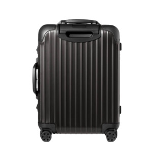 RIMOWA 日默瓦 ORIGINAL系列双杆竖条纹铝镁合金TSA海关锁搭扣拉杆箱92552004哑黑色20英寸