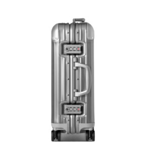 RIMOWA 日默瓦 ORIGINAL系列双杆竖条纹铝镁合金TSA海关锁搭扣拉杆箱92552004银色20英寸