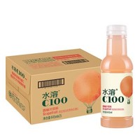 农夫山泉 水溶C100（西柚）混合果汁445ml*15瓶 整箱（53.91元/件） *2件