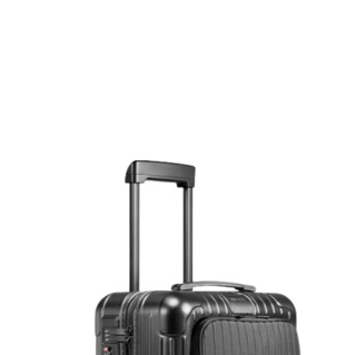 RIMOWA 日默瓦 ESSENTIAL SLEEVE系列双杆竖条纹聚碳酸酯TSA海关锁拉链拉杆箱84252634哑黑色21英寸