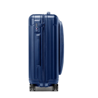 RIMOWA 日默瓦 ESSENTIAL SLEEVE系列双杆竖条纹聚碳酸酯TSA海关锁拉链拉杆箱84252634哑蓝色20英寸