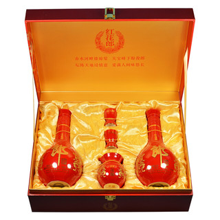 LANGJIU 郎酒 红花郎10 53%vol 酱香型白酒 500ml*2瓶 礼盒装